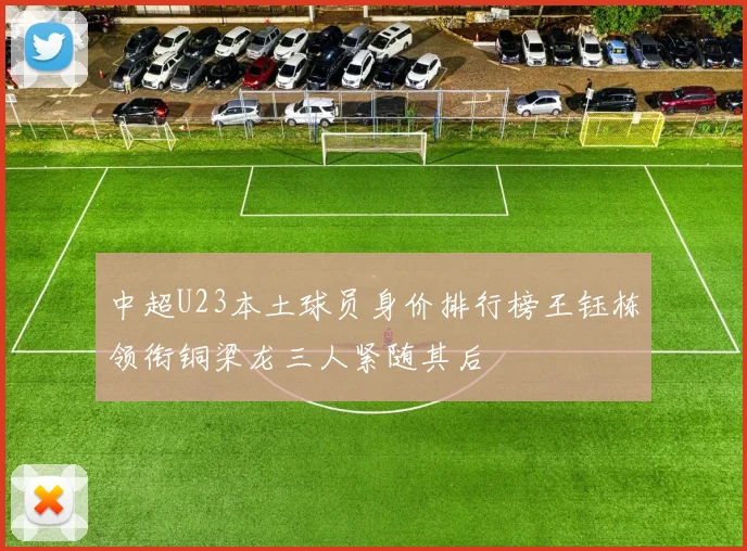 中超U23本土球员身价排行榜王钰栋领衔铜梁龙三人紧随其后